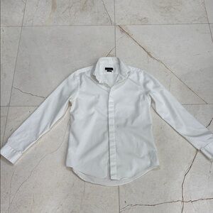 Zara Crisp White Dress Shirt for Men